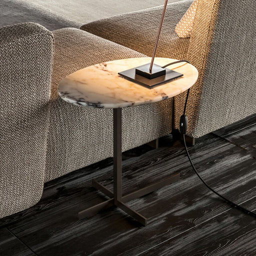 Marble Accent Side Table - Simprolos