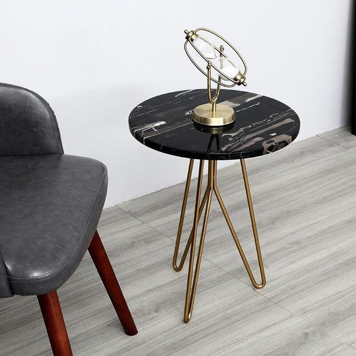 Marble Accent Side Table - Simprolos