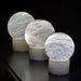 Marble Ball Alabaster Table Lamp - Simprolos
