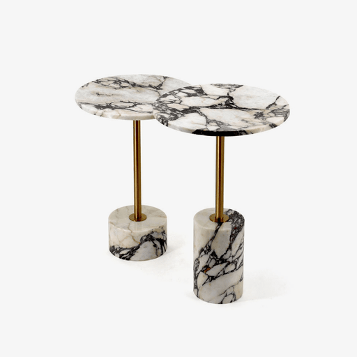 Marble Duo Side Table - Simprolos