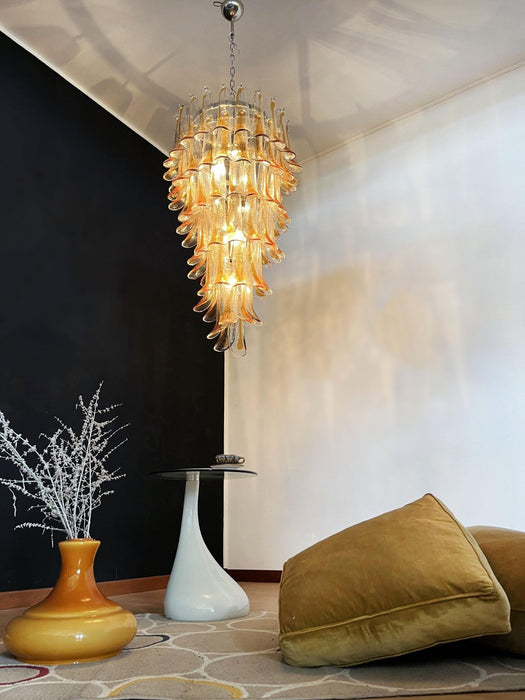 Marigold Glass Chandelier - Simprolos