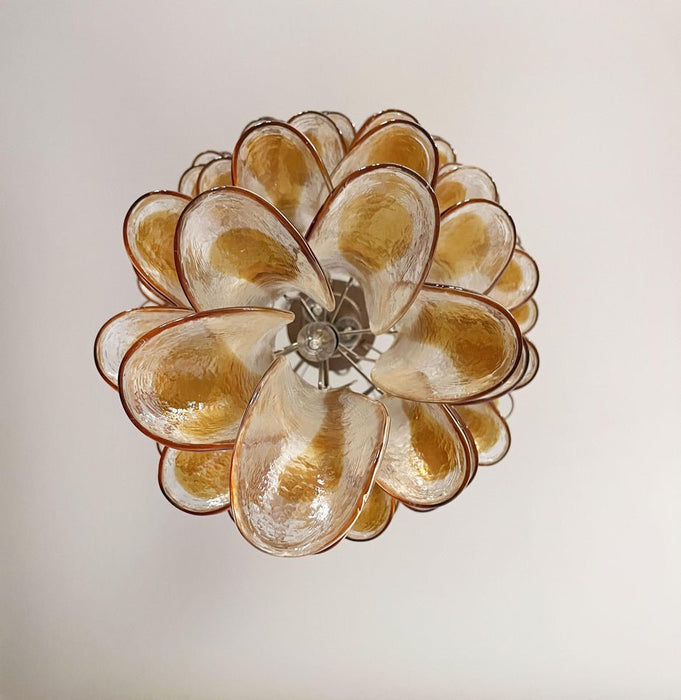 Marigold Glass Chandelier - Simprolos