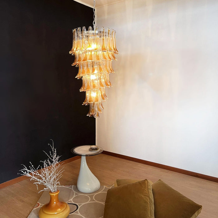 Marigold Glass Chandelier - Simprolos