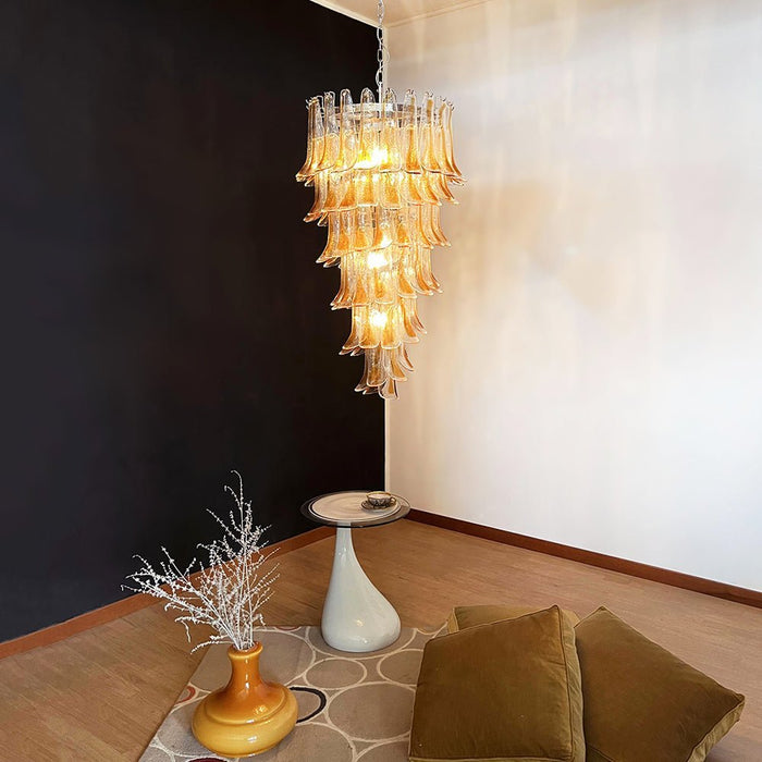 Marigold Glass Chandelier - Simprolos