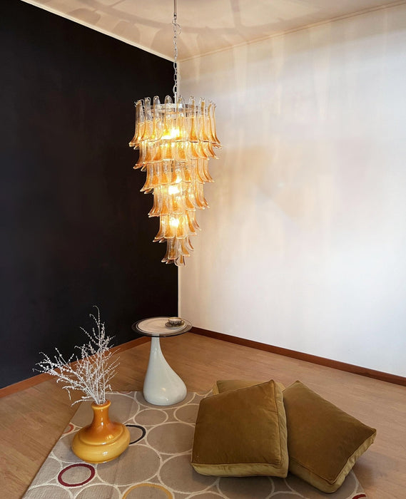 Marigold Glass Chandelier - Simprolos