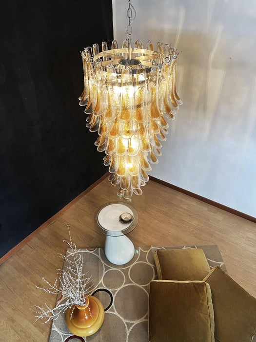 Marigold Glass Chandelier - Simprolos