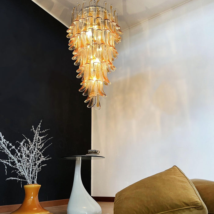 Marigold Glass Chandelier - Simprolos