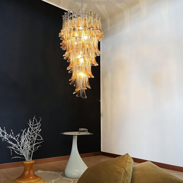 Marigold Glass Chandelier - Simprolos