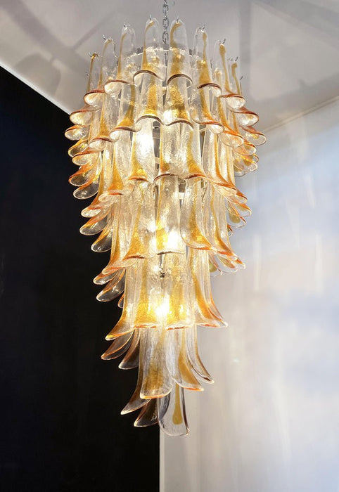 Marigold Glass Chandelier - Simprolos