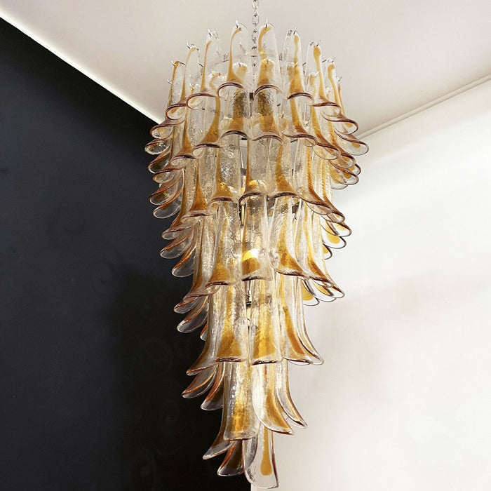 Marigold Glass Chandelier - Simprolos