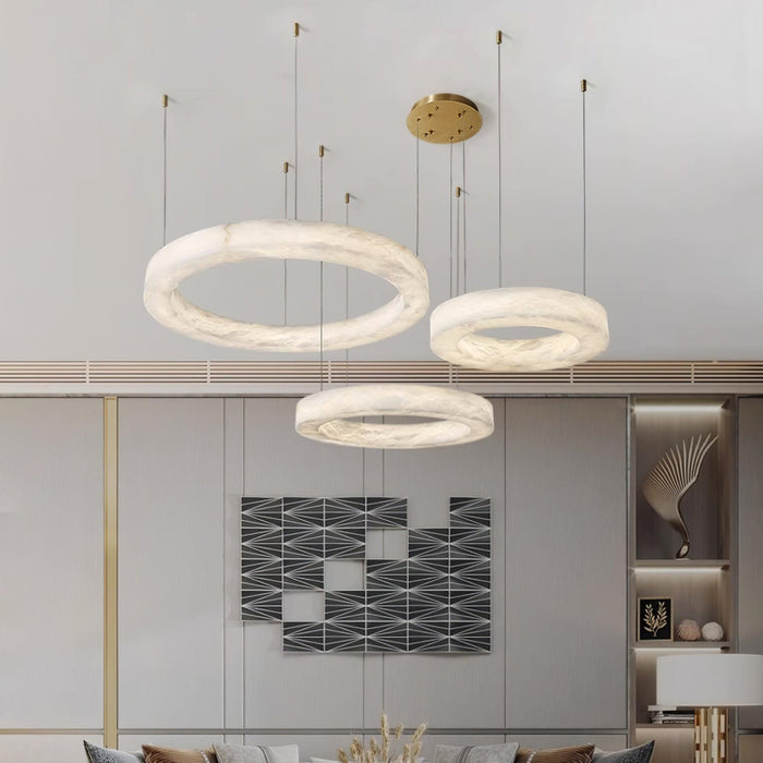 Marika Alabaster Chandelier - Simprolos