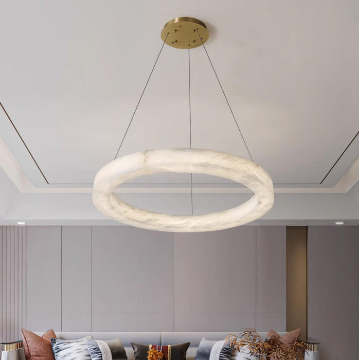 Marika Alabaster Chandelier - Simprolos