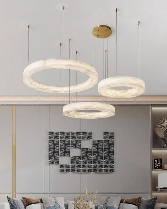 Marika Alabaster Chandelier - Simprolos