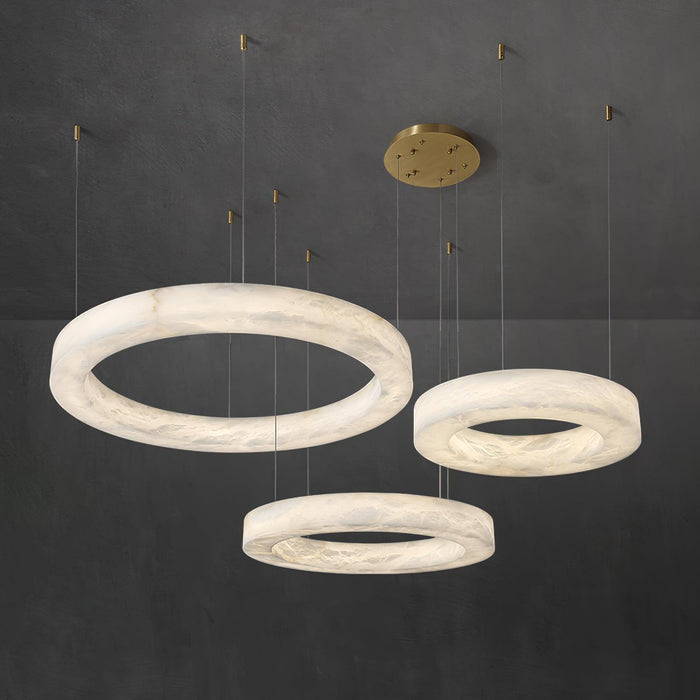 Marika Alabaster Chandelier - Simprolos