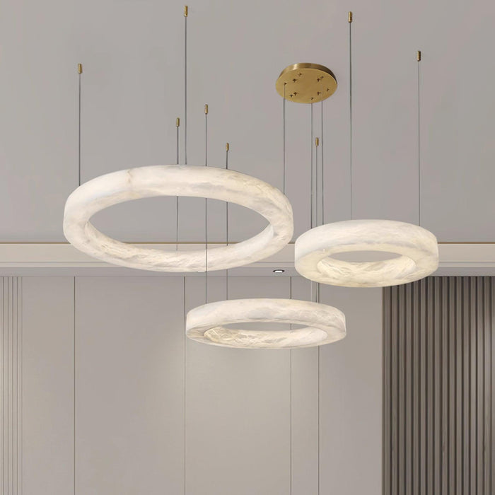 Marika Alabaster Chandelier - Simprolos