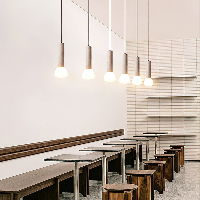 Matchstick Travertine Pendant Lamp - Simprolos