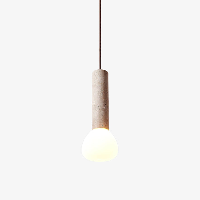Matchstick Travertine Pendant Lamp - Simprolos