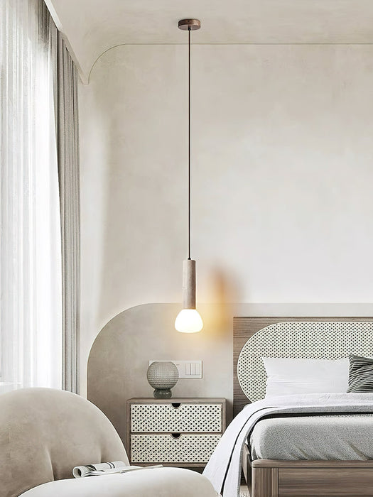 Matchstick Travertine Pendant Lamp - Simprolos