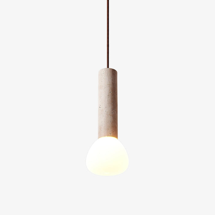 Matchstick Travertine Pendant Lamp - Simprolos