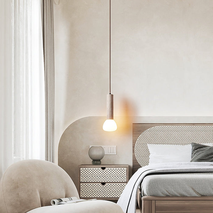 Matchstick Travertine Pendant Lamp - Simprolos