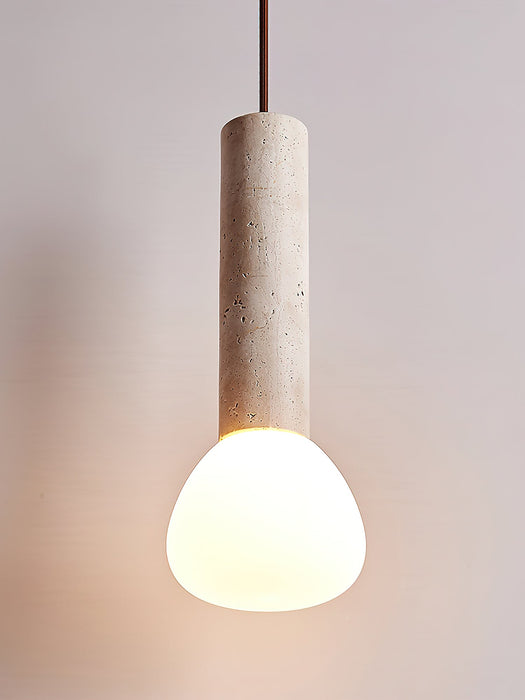 Matchstick Travertine Pendant Lamp - Simprolos
