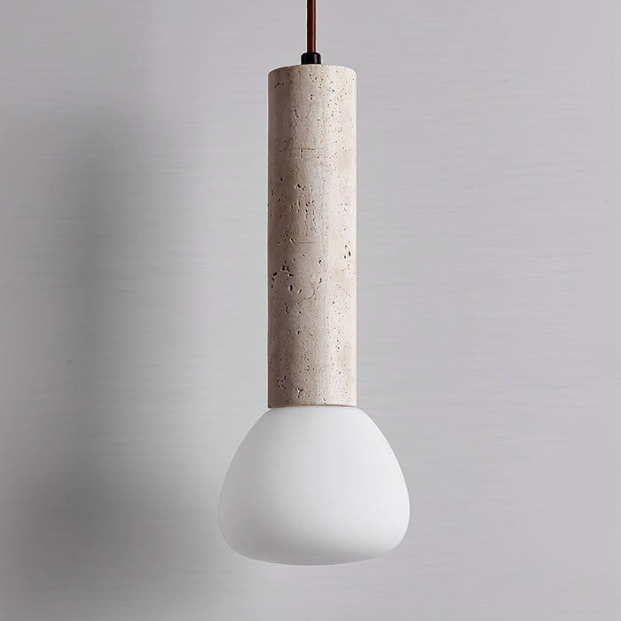 Matchstick Travertine Pendant Lamp - Simprolos