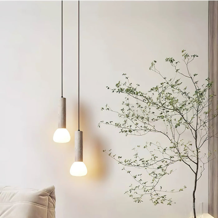 Matchstick Travertine Pendant Lamp - Simprolos