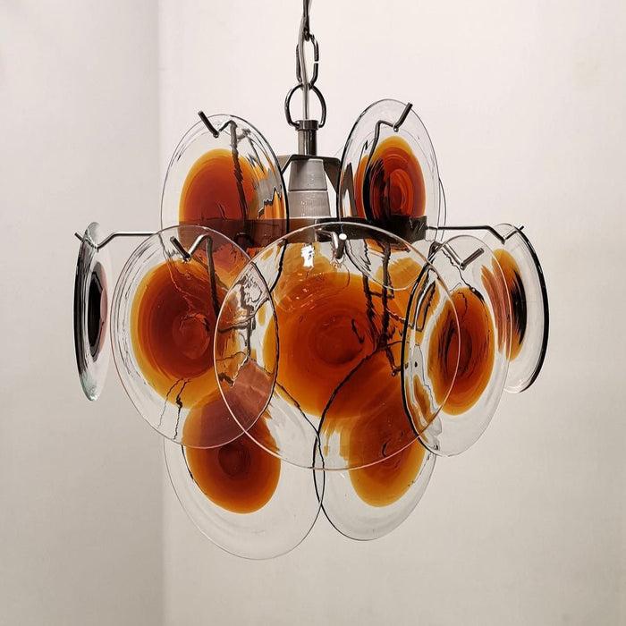 Mazzega Vistosi Glass Chandelier - Simprolos