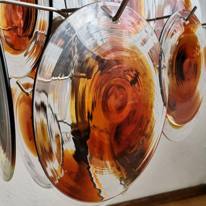 Mazzega Vistosi Glass Chandelier - Simprolos