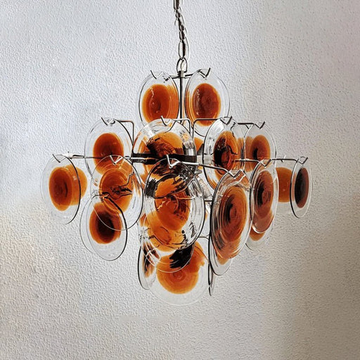 Mazzega Vistosi Glass Chandelier - Simprolos