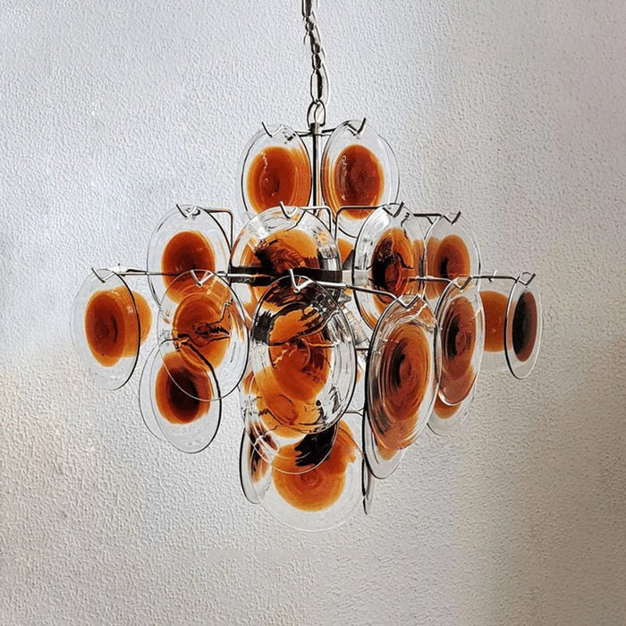 Mazzega Vistosi Glass Chandelier - Simprolos