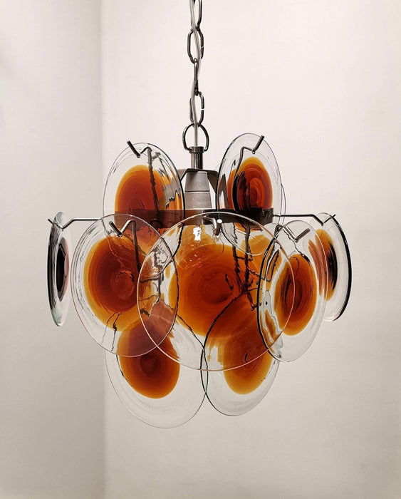Mazzega Vistosi Glass Chandelier - Simprolos