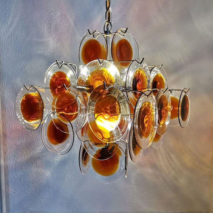Mazzega Vistosi Glass Chandelier - Simprolos