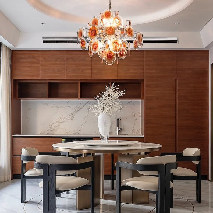 Mazzega Vistosi Glass Chandelier - Simprolos
