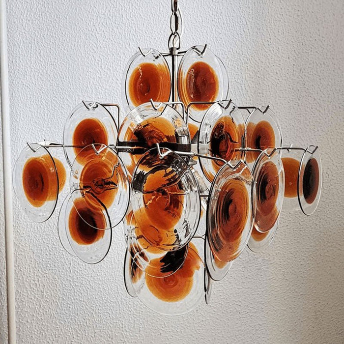 Mazzega Vistosi Glass Chandelier - Simprolos