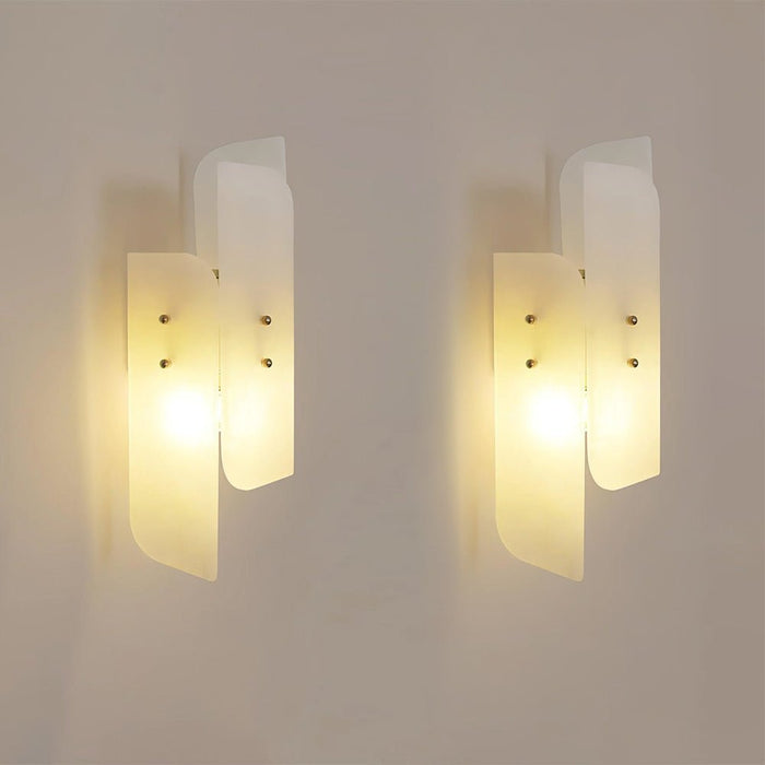Megalith Alabaster Wall Light - Simprolos