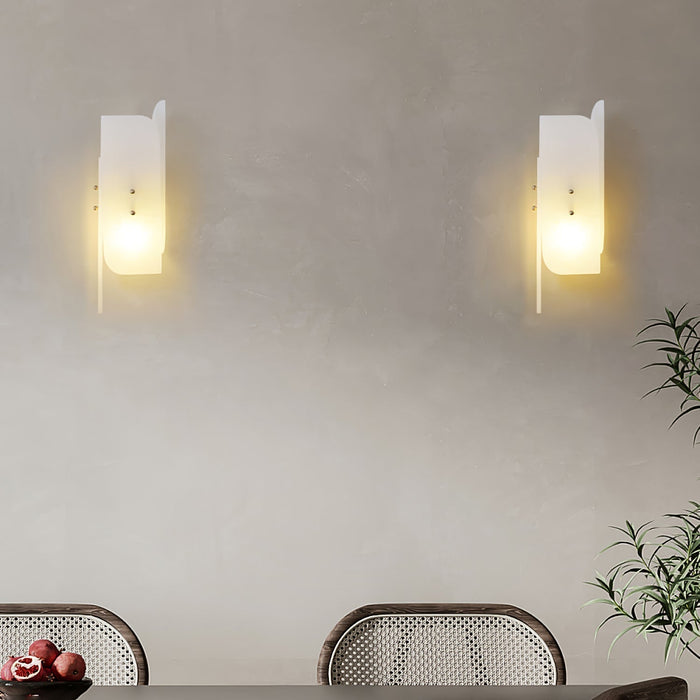 Megalith Alabaster Wall Light - Simprolos