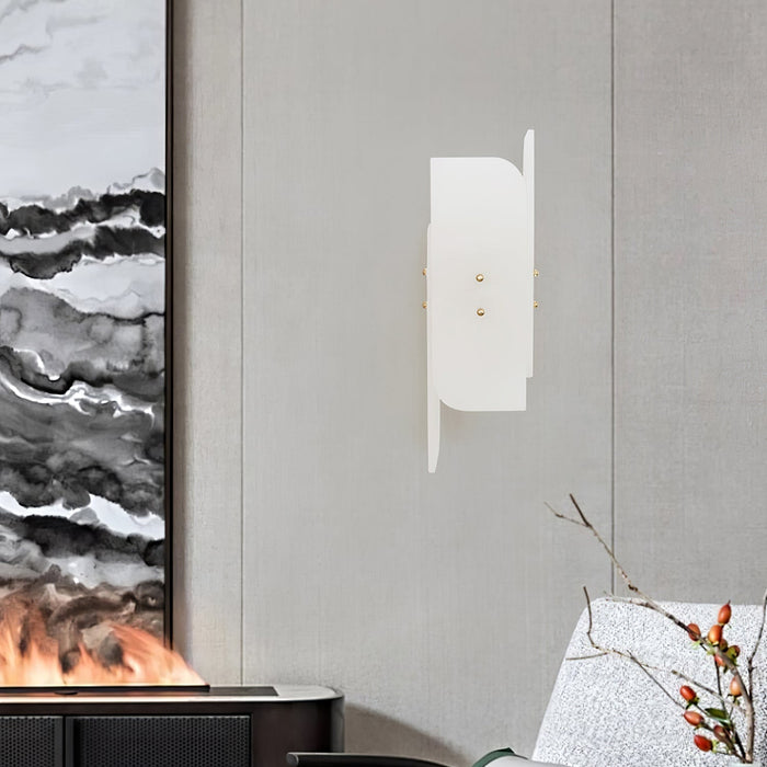 Megalith Alabaster Wall Light - Simprolos