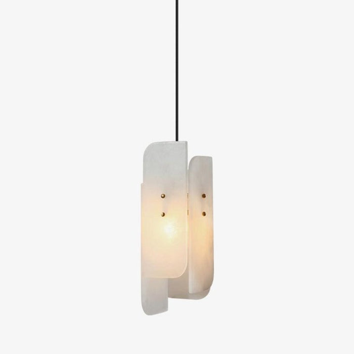 Megalith Mini Alabaster Pendant Light - Simprolos
