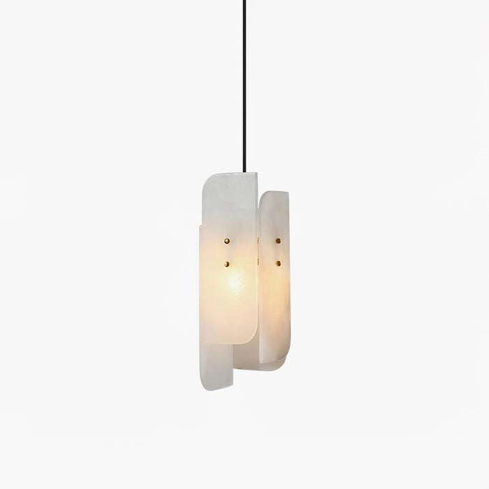 Megalith Mini Alabaster Pendant Light - Simprolos