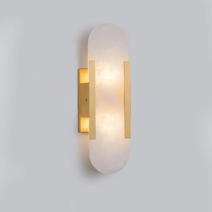 Melange Elongated Alabaster Wall Lamp - Simprolos