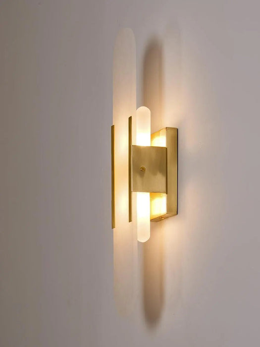 Melange Elongated Alabaster Wall Lamp - Simprolos