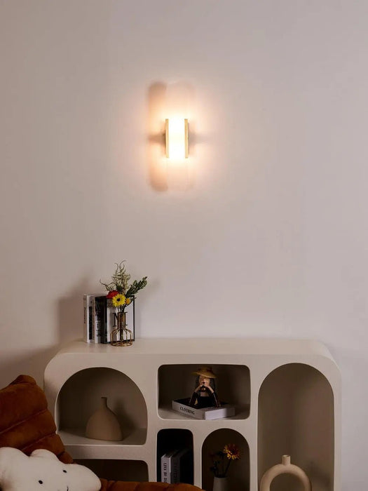 Melange Elongated Alabaster Wall Lamp - Simprolos