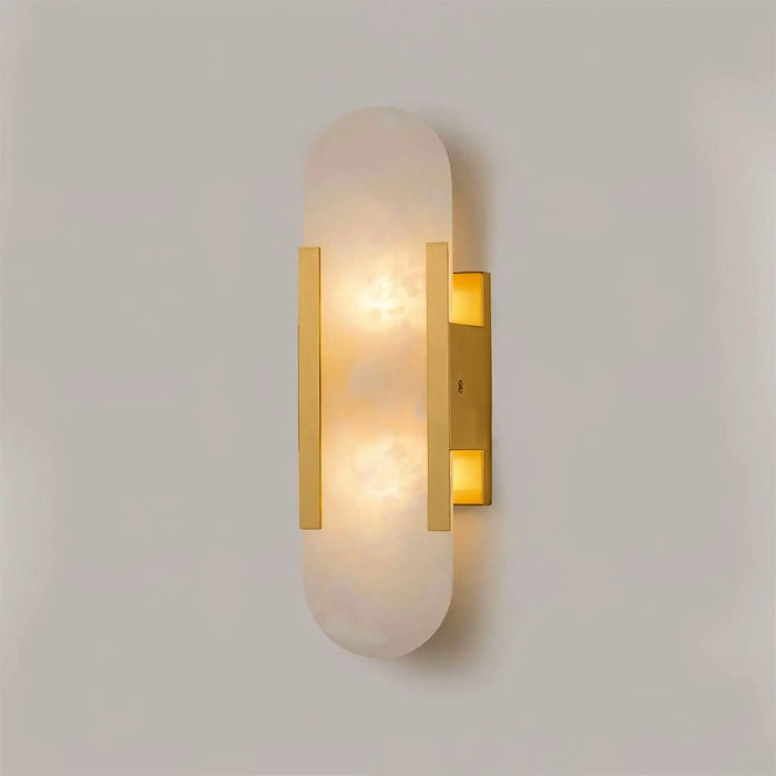 Melange Elongated Alabaster Wall Lamp - Simprolos