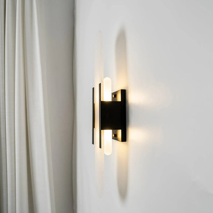 Melange Elongated Alabaster Wall Lamp - Simprolos