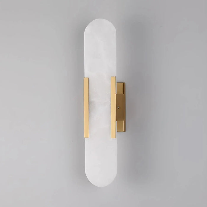 Melange Elongated Alabaster Wall Lamp - Simprolos