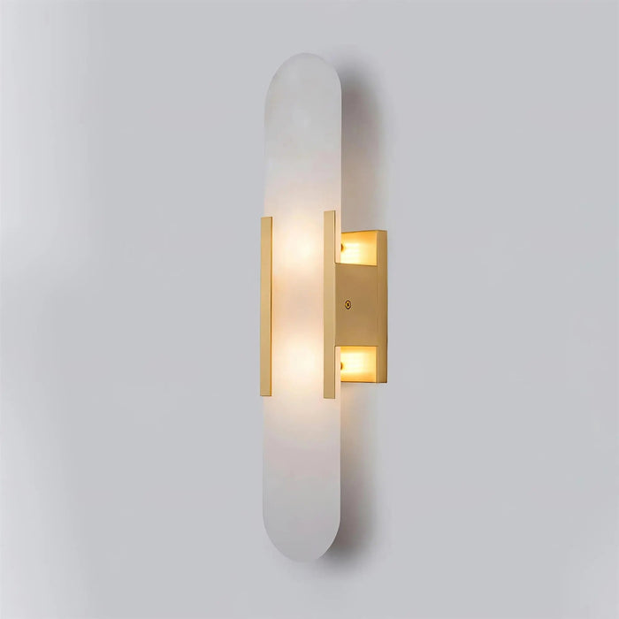 Melange Elongated Alabaster Wall Lamp - Simprolos