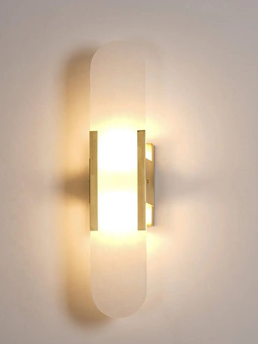 Melange Elongated Alabaster Wall Lamp - Simprolos