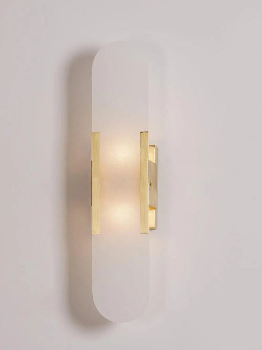 Melange Elongated Alabaster Wall Lamp - Simprolos