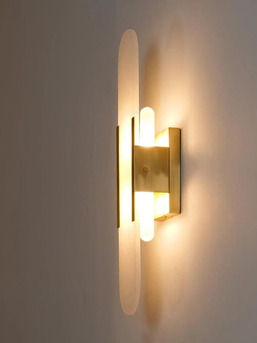 Melange Elongated Alabaster Wall Lamp - Simprolos